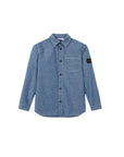 Camicia di jeans blu Stone Island