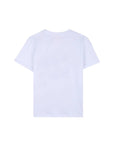 T-shirt bianca con logo Givenchy a contrasto