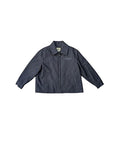 Giacca blu con logo a intarsio FF Fendi