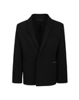 Giacca nera con dettagli logo Givenchy