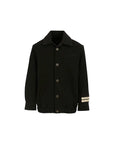 Giacca nera con patch cuciti logo Givenchy