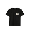 T-shirt nera con patch cuciti Givenchy