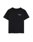 T-shirt nera con stampa logo Givenchy