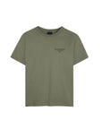 T-shirt verde con stampa logo Givenchy