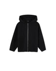 Felpa nera con zip e patch logo Givenchy