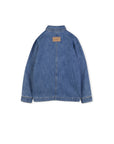 Camicia di jeans blu con logo cucito Givenchy