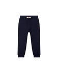 Pantalone in felpa blu con logo Ralph Lauren a contrasto