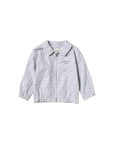 Giacca grigia con dettagli logo jacquard Fendi