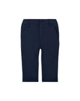 Pantalone blu con patch logato Boss