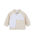 Completo felpa, t-shirt e pantalone beige Boss
