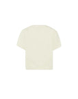 T-shirt bianca con patch maculato cucito Lanvin