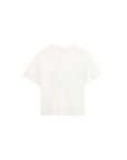 T-shirt bianca con stampa con dettagli verdi Lanvin