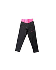 Leggings nero con dettagli logo fuxia Off-White