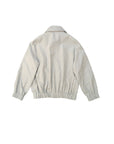 Giacca grigia con logo jacquard Fendi