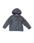 Giubbino blu con dettagli logo Stone Island