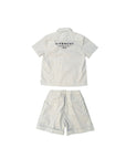 Completo camicia e bermuda a righe Givenchy