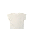 T-shirt bianca con stampa frontale e paillettes Billieblush