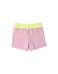 Pantaloncino rosa con paillettes cucite Billieblush