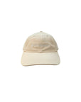 Cappello con visiera panna con stampa logo Palm Angels