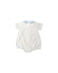 Pagliaccetto bianco con orsetto cucito Nanan