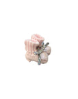 Babbucce rosa con fiocchi cuciti Nanan