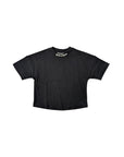 T-shirt nera con dettagli stampe Palm Angels