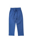 Pantalone blu con dettaglio logo cucito Atipico