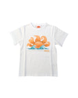 T-shirt bianca con stampa logo Sundek