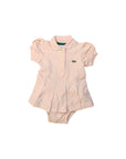 Abito rosa con culotte Lacoste