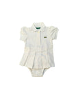 Abito bianco con culotte Lacoste