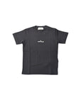 T-shirt nera con dettagli stampe Stone Island