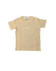 T-shirt beige con dettagli stampe Stone Island