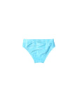 Costume slip azzurro con dettagli logo Sundek