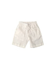 Pantaloncino bianco in misto lino Atipico