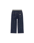 Jeans blu con stampa laterale Dolce & Gabbana