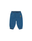 Jeans blu con patch logo Timberland