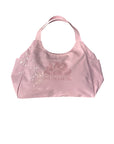 Borsa rosa con logo gommato Sundek