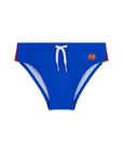 Costume slip blu con stampa logo Sundek