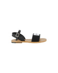 Sandali neri con dettaglio logo Givenchy