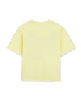 T-shirt gialla con stampa in rilievo Timberland