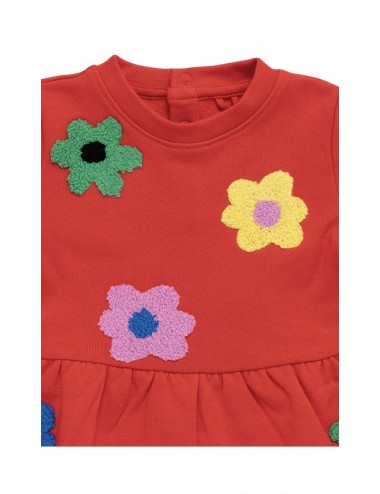 Stella McCartney Abbigliamento Vestiti Vestiti a fiori Abito in cotone con fiori ricamati 