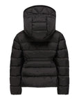 Giubbino Avoce nero con dettaglio patch Moncler