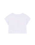 T-shirt cropped con stampa Billieblush