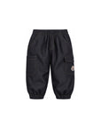 Pantalone effetto jeans con patch logo Moncler