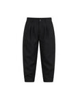 Pantalone in fresco lana nero con patch logo cucito Givenchy