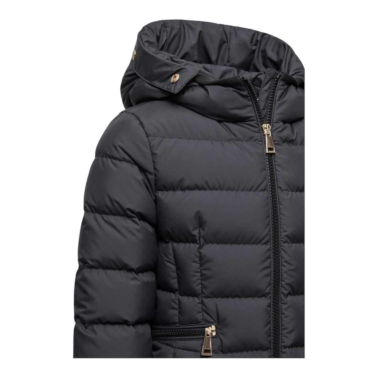 Giubbino Boedette nero con dettaglio patch Moncler