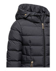 Giubbino Boedette nero con dettaglio patch Moncler