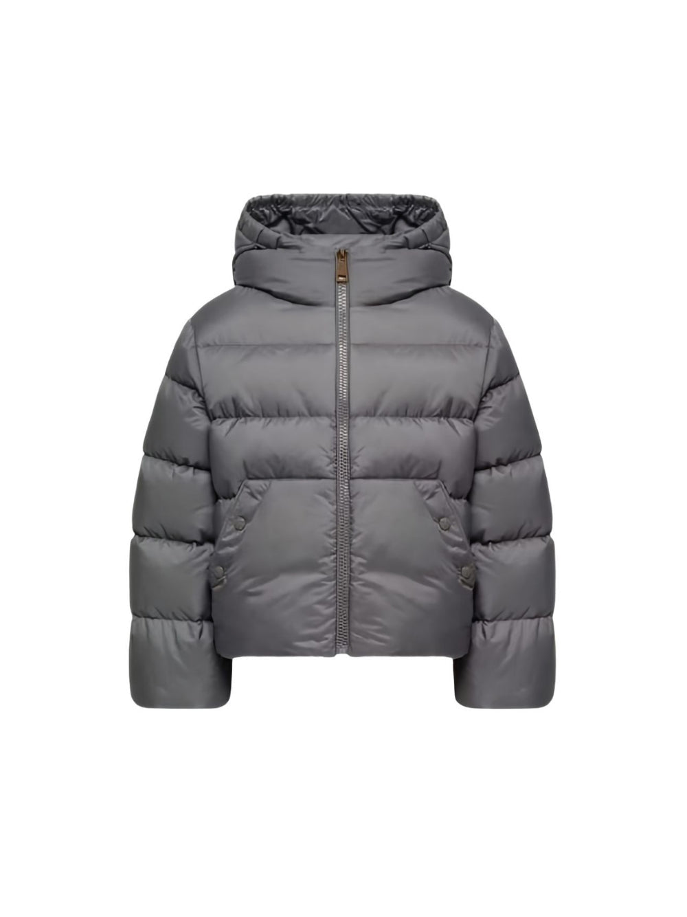 Giubbino Xhante grigio con dettaglio patch Moncler