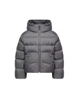 Giubbino Xhante grigio con dettaglio patch Moncler