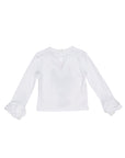 T-shirt bianca con dettagli logo Miss Grant